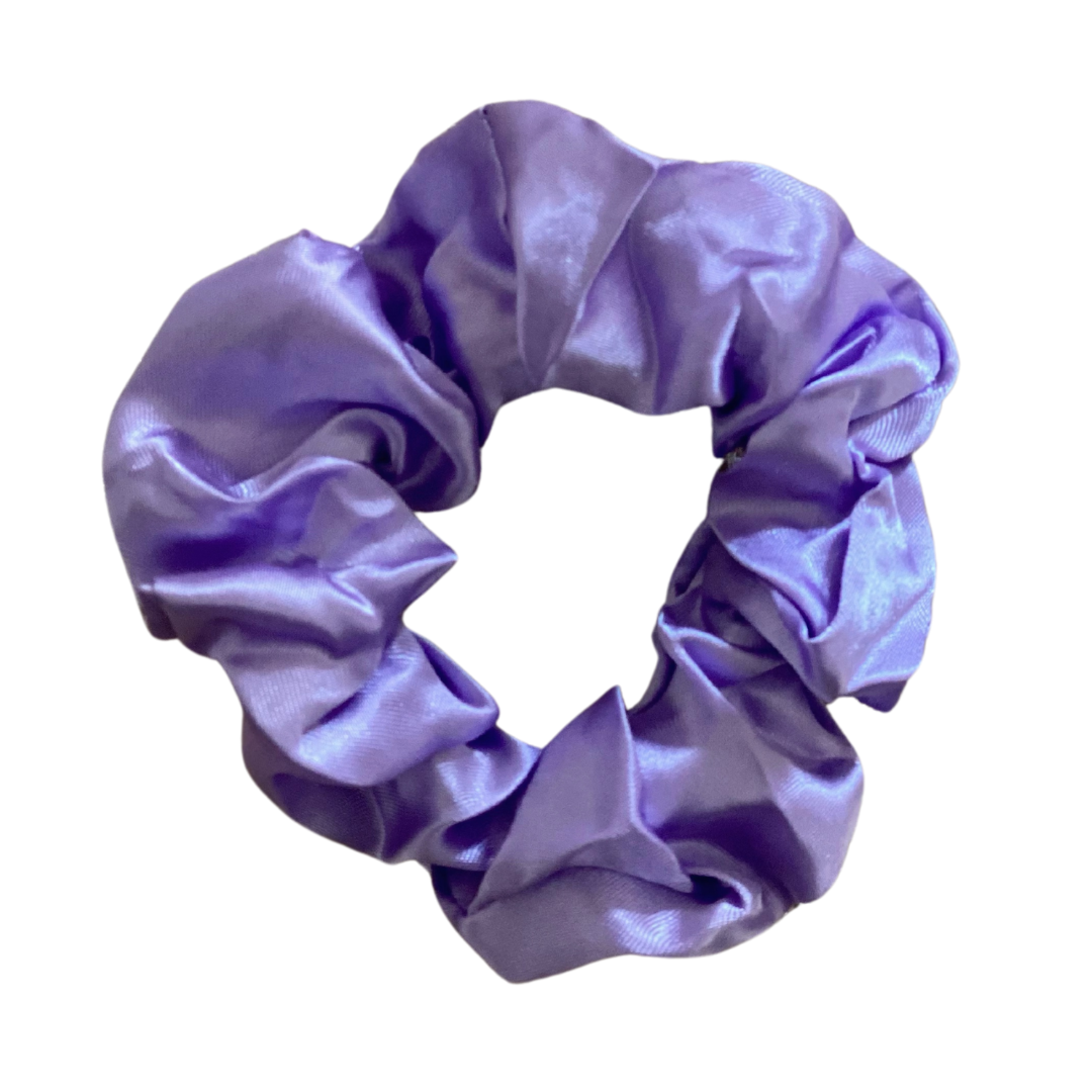 pure purple hair scrunchie- hair elastic- hair care